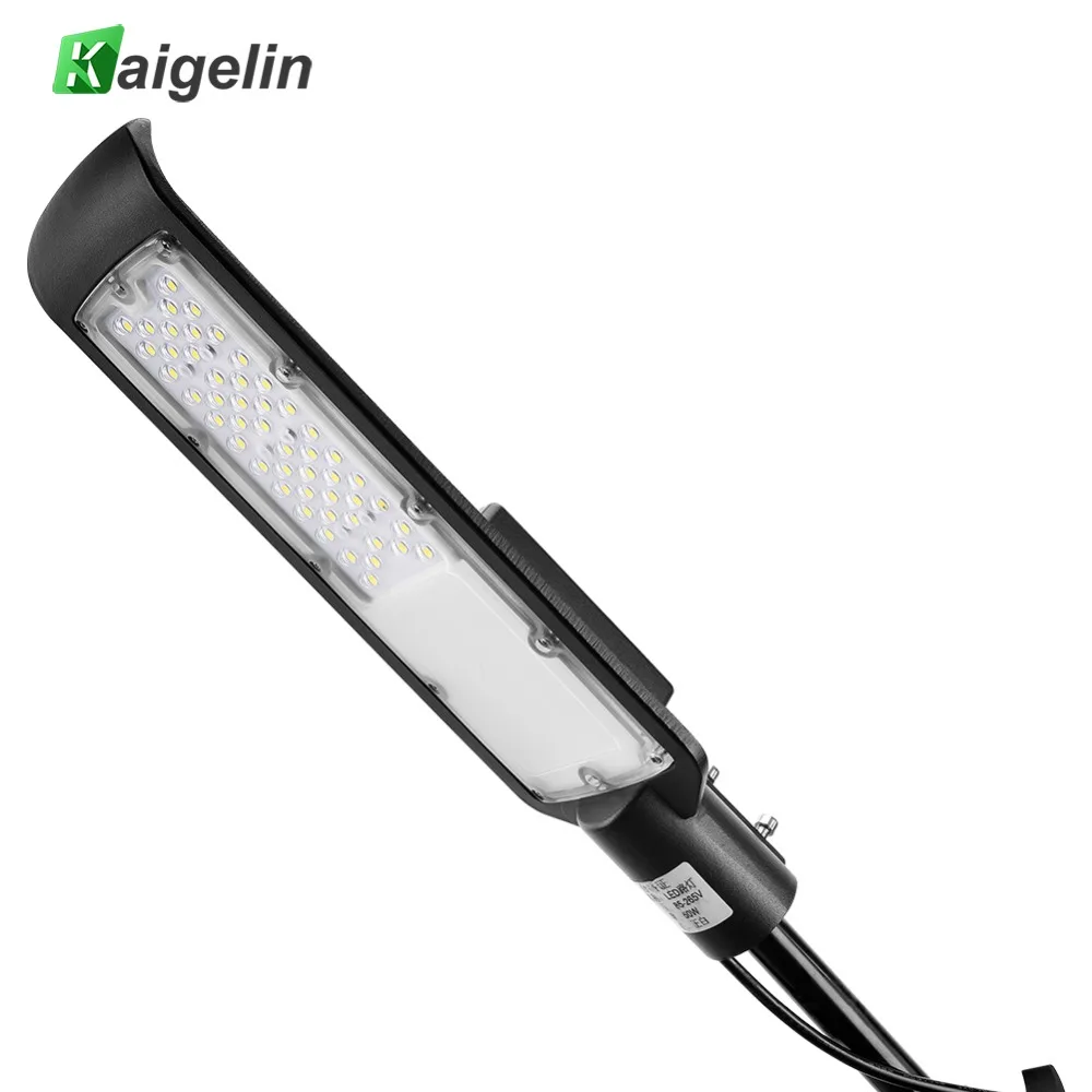 Kaigelin 85 265v белый светодиодный уличный фонарь с черным корпусом IP65 30W 50W