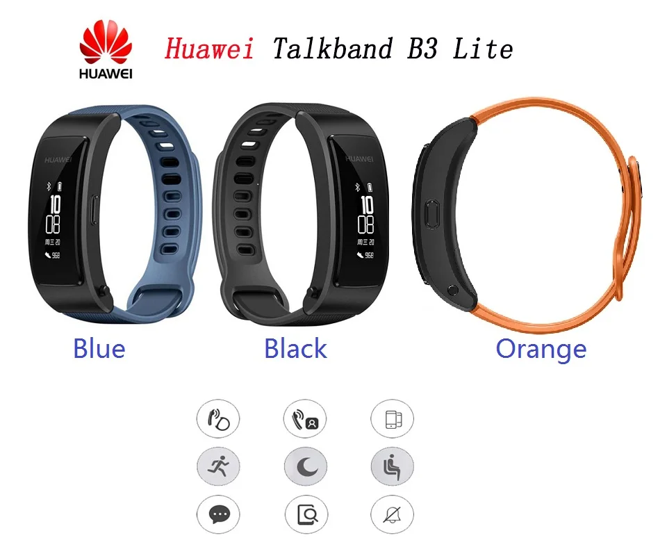 Оригинальный Смарт браслет Huawei Talkband B3 Lite Bluetooth гарнитура ответ/завершение вызова
