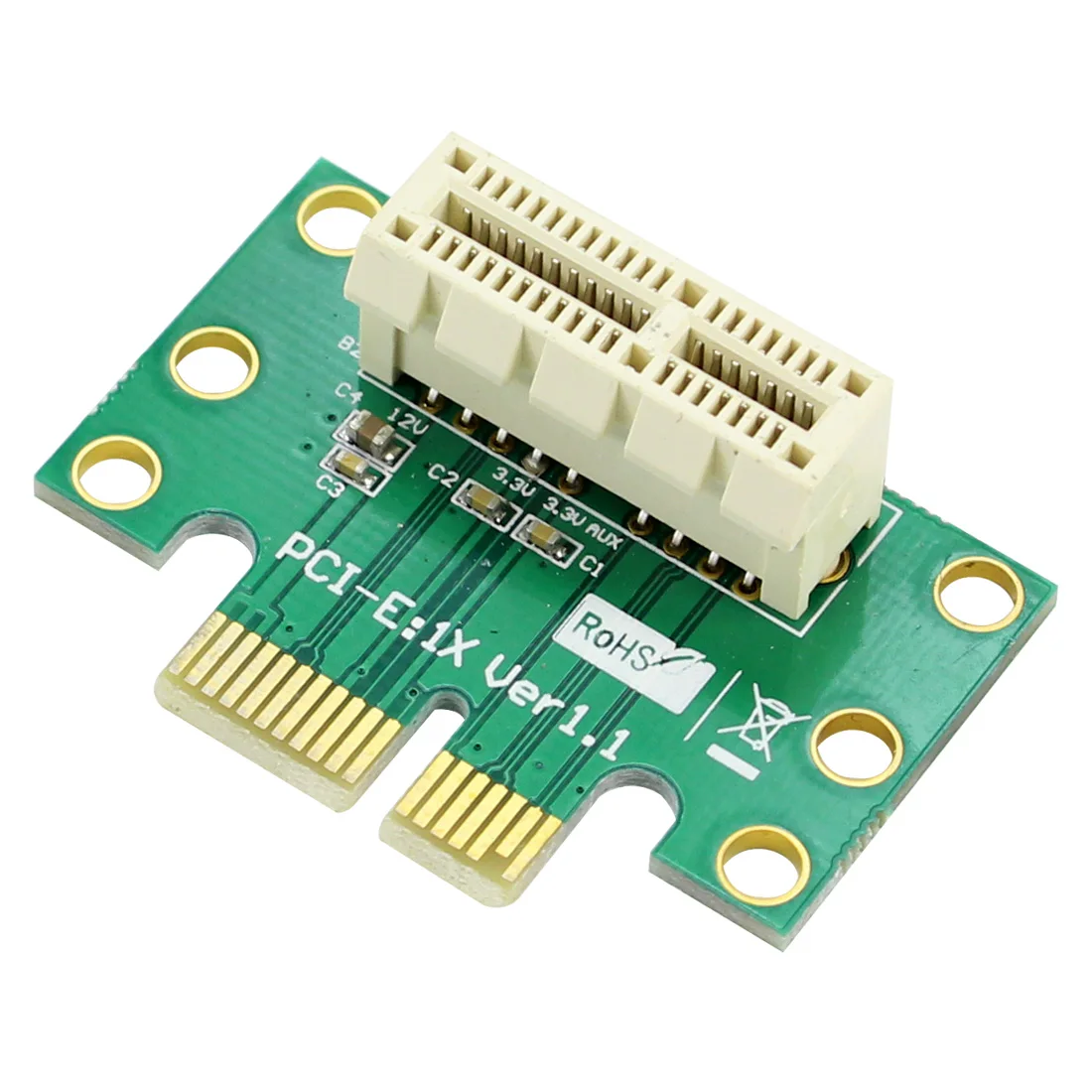 XT-XINTE PCI-E 1X PCI-Express Riser Card 36Pin 90 градусов адаптер карта для компьютера 1U/2U сервер