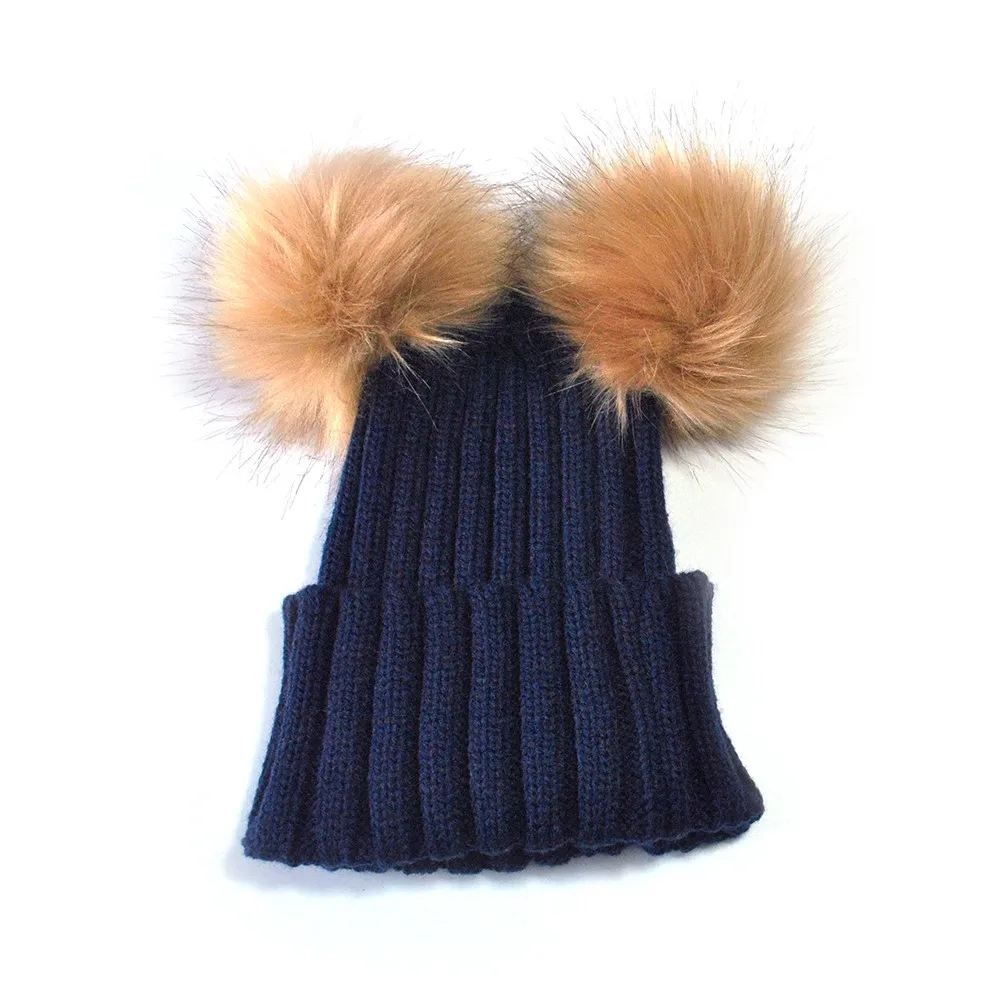 TELOTUNY Beanie Симпатичные детские шляпы вязаные для мальчиков и девочек от 3 до 15 лет