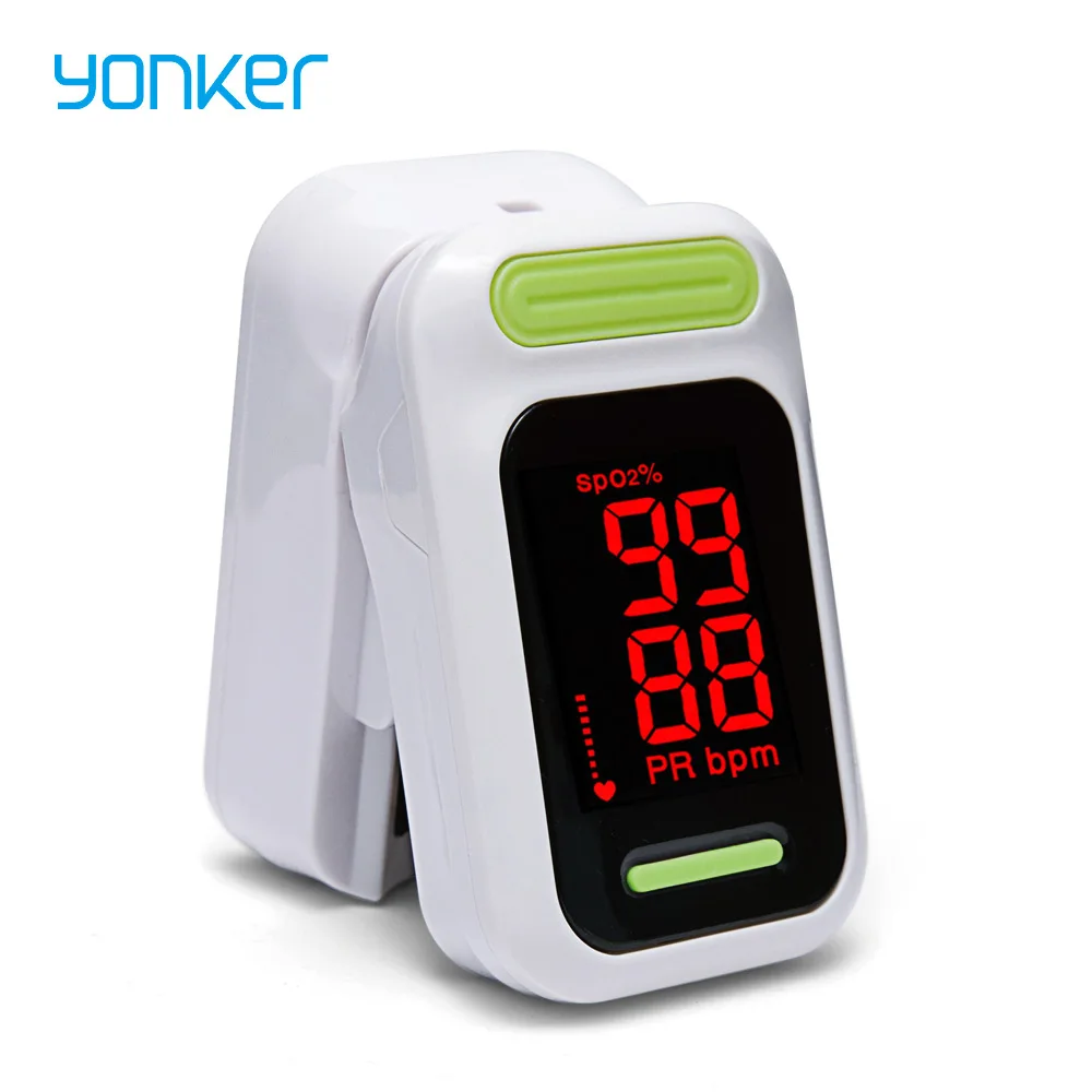 oximeter Yonker медицинский Пульсоксиметр портативный пальцевой Пульсоксиметр светодиодный Пульсоксиметр насыщение крови кислородом монитор - Цвет: oximeter