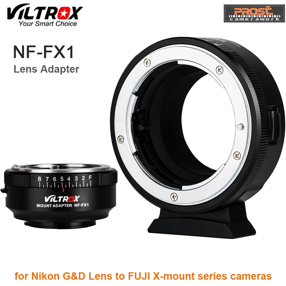Viltrox NF FX1 адаптер объектива с креплением на штатив кольцо диафрагмы для Nikon G & D Mount