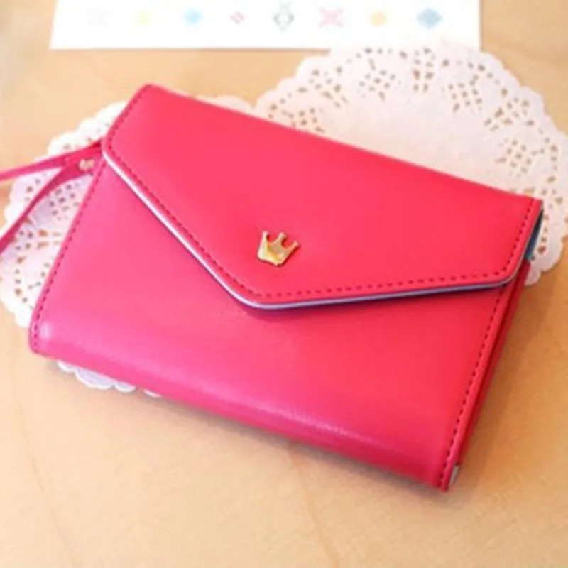 Маленькие кожаные кошельки для девушек европейские держатель карман сумка