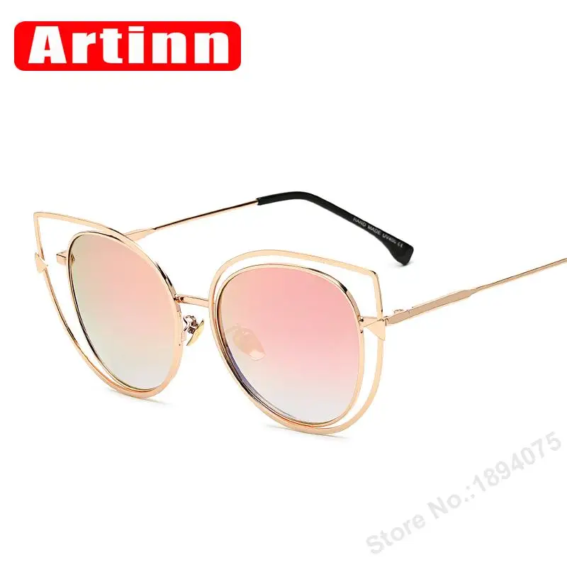 Очки солнцезащитные женские в стиле кошачий глаз 2017|retro sun glasses|brand glassesdesigner glasses |