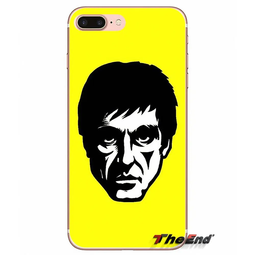 Scarface Tony Монтана для Xiaomi Redmi 4 3 3S Pro Mi3 Mi4 Mi4i Mi4C Mi5 Mi5S Mi Max Note 2 чехол из ТПУ прозрачный