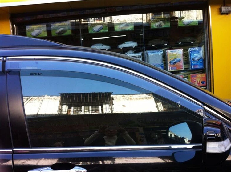 Для CRV Пластиковый оконный козырек Vent Shades Защита от солнца и дождя для авто