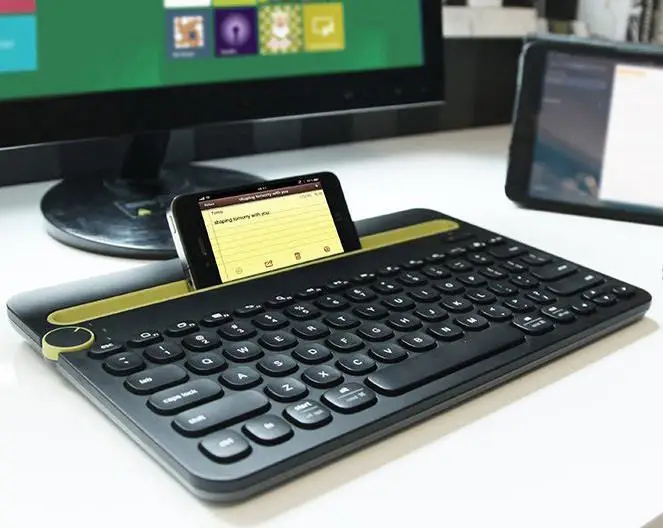 Оригинальная портативная беспроводная мини-клавиатура K480 с Bluetooth для iPad