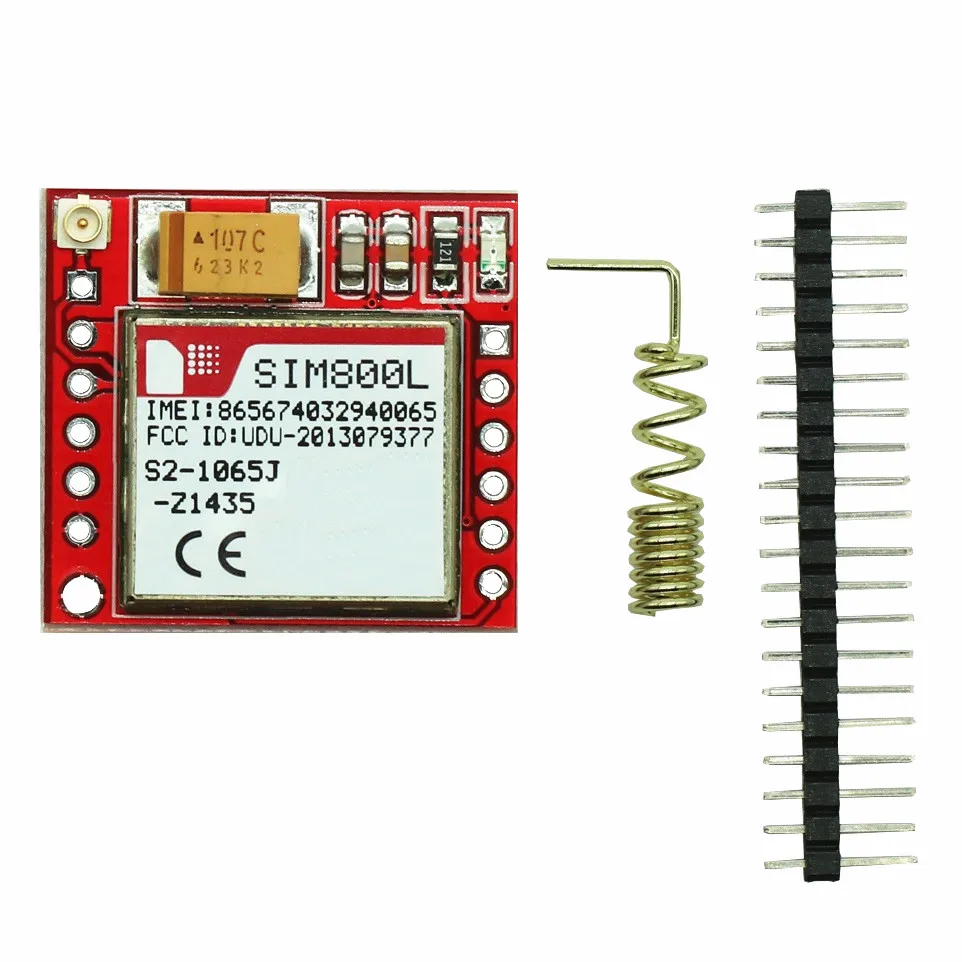 Мини маленький SIM800L GPRS GSM модуль карта MicroSIM Ядро Беспроводная плата