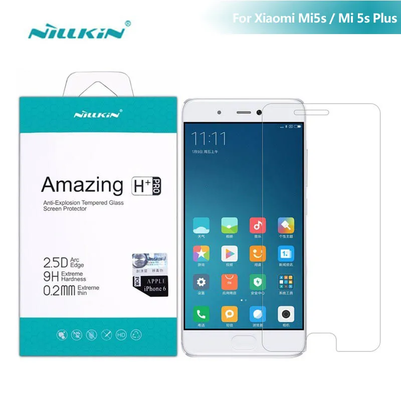 Пленка из закаленного стекла для XiaoMi Mi5s Nillkin H + Pro 2.5D стеклянная пленка с