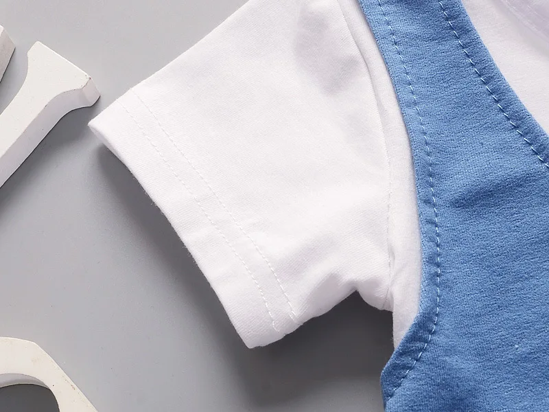 Summer Baby Boys Clothes Suits Gentleman Style Clothing Sets T- Shirt+Pants 2 Pcs Casual Sport Toddler |