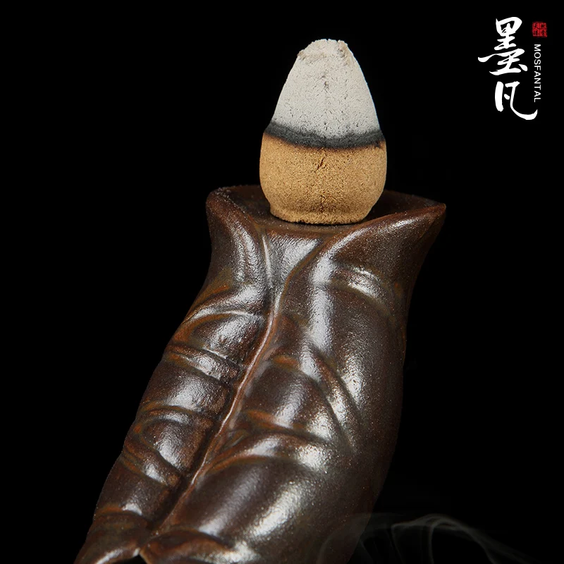 Большой чайник керамическая курительная горелка для благовоний ароматерапия