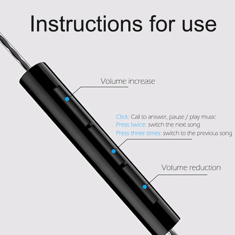 3 5 мм стерео наушники-вкладыши спортивные наушники для смартфона 1 2 м проводные с