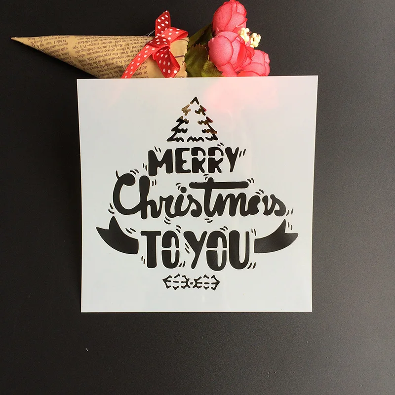 Трафарет с изображением скафбука инструмент для украшения скрапбукинга сделай