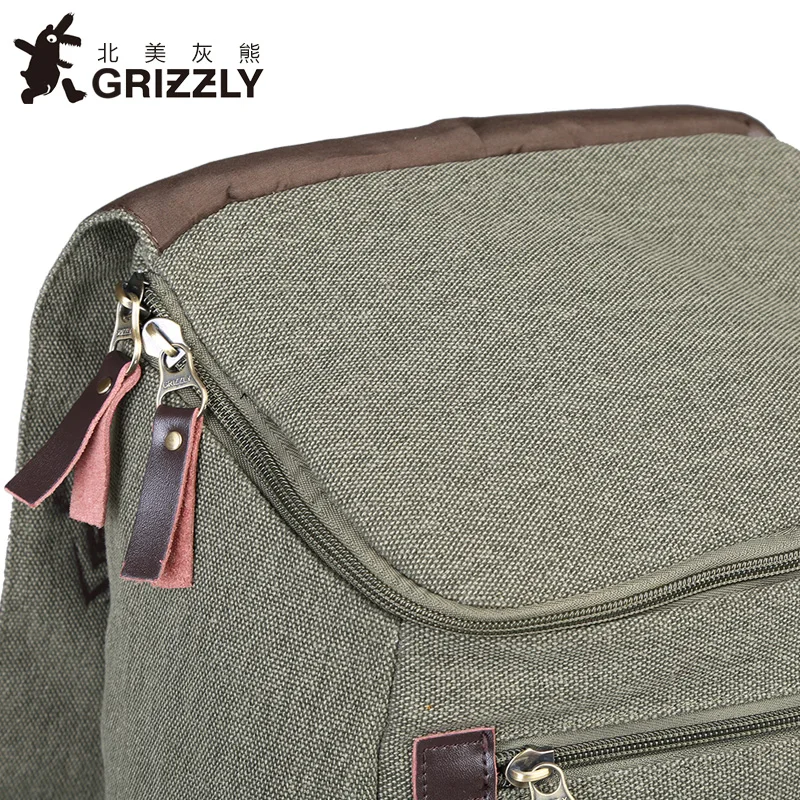 GRIZZLY для мужчин и женщин Рюкзаки повседневные Mochila многофункциональный большой