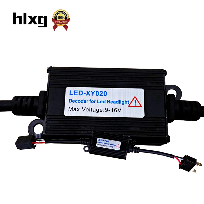 2 шт. H11 H4 H7 LED 9006 9005 фара Canbus комплект проводки Компьютер Предупреждение об ошибке