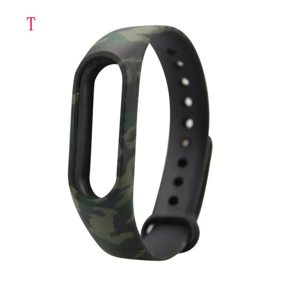 Ремешок для часов xiaomi Mi Band 2 силиконовый спортивный браслет с цветной печатью Miband