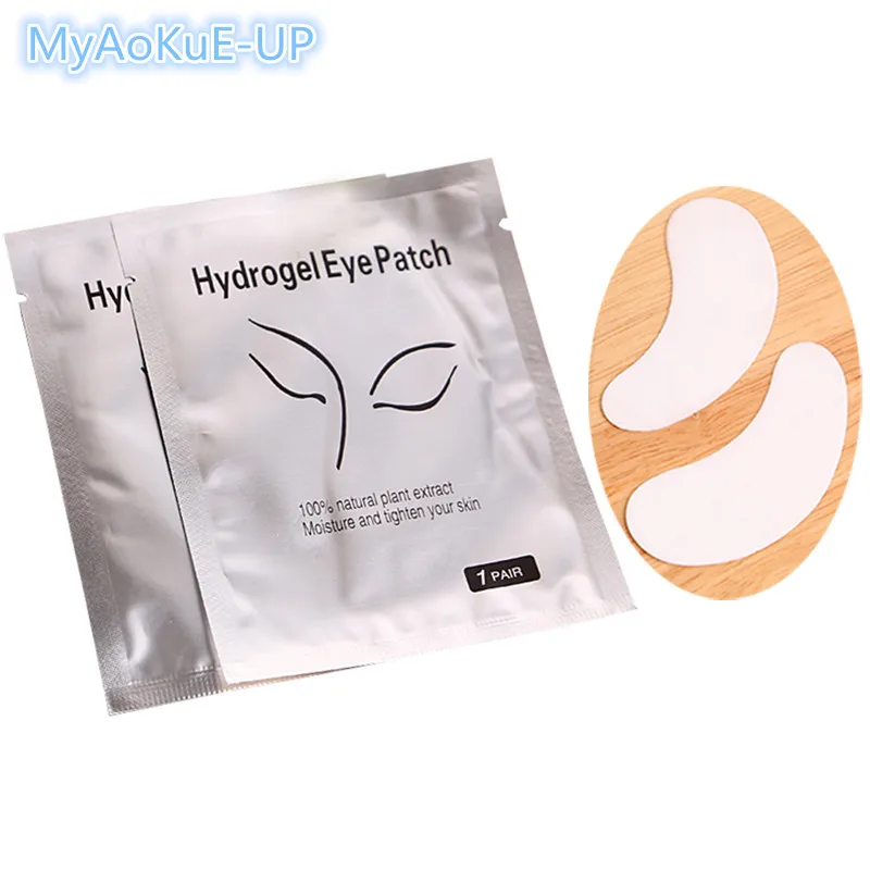 300 пар гидрогель бумажные патчи для ресниц волокно наращивание Бесплатная