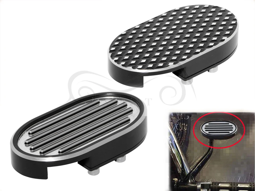 Запчасти для мотоциклов CNC крышка тормозной педали Footreats крышки Harley Dyna Wide Glide Sportster