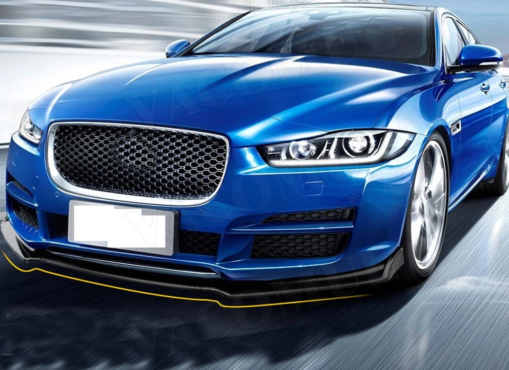 3 шт./компл. передний спойлер для губ ford, Jaguar XE- ABS глянцевый черный головной бампер подбородок Лопата защита автомобиля Стайлинг