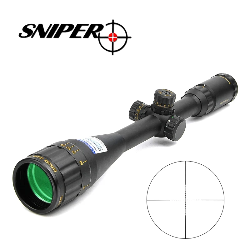 Снайпер 6-24X50 AOE Riflescope прицел охотничьи прицелы полный размер стекло травленая сетка Воздушный пистолет прицел