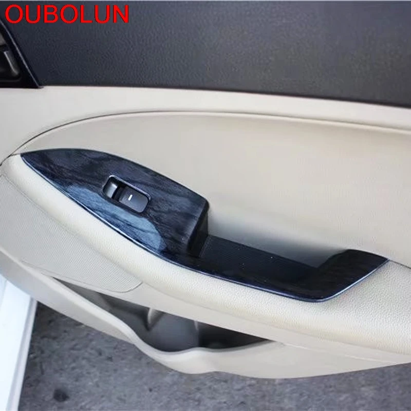 Oubolun для Kia Optima K5 2011 до 2015 черного дерева спереди вентиляционное отверстие рулевое