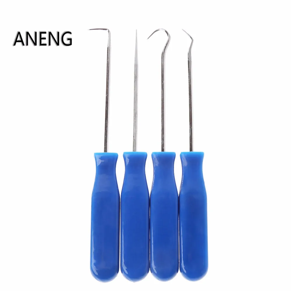 

4Pcs Car Pick and Hook Set O Ring Oil Seal Gasket Puller Remover Craft Hand Tool
