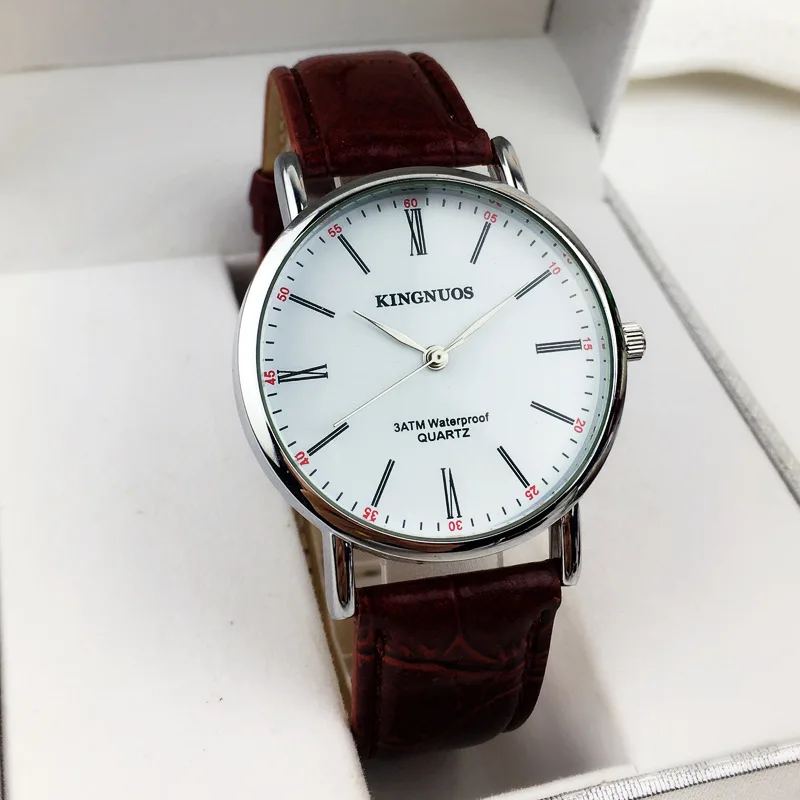 Reloj Hombre 2018 Роскошный Кварцевые часы Для мужчин модные Бизнес кожа Часы
