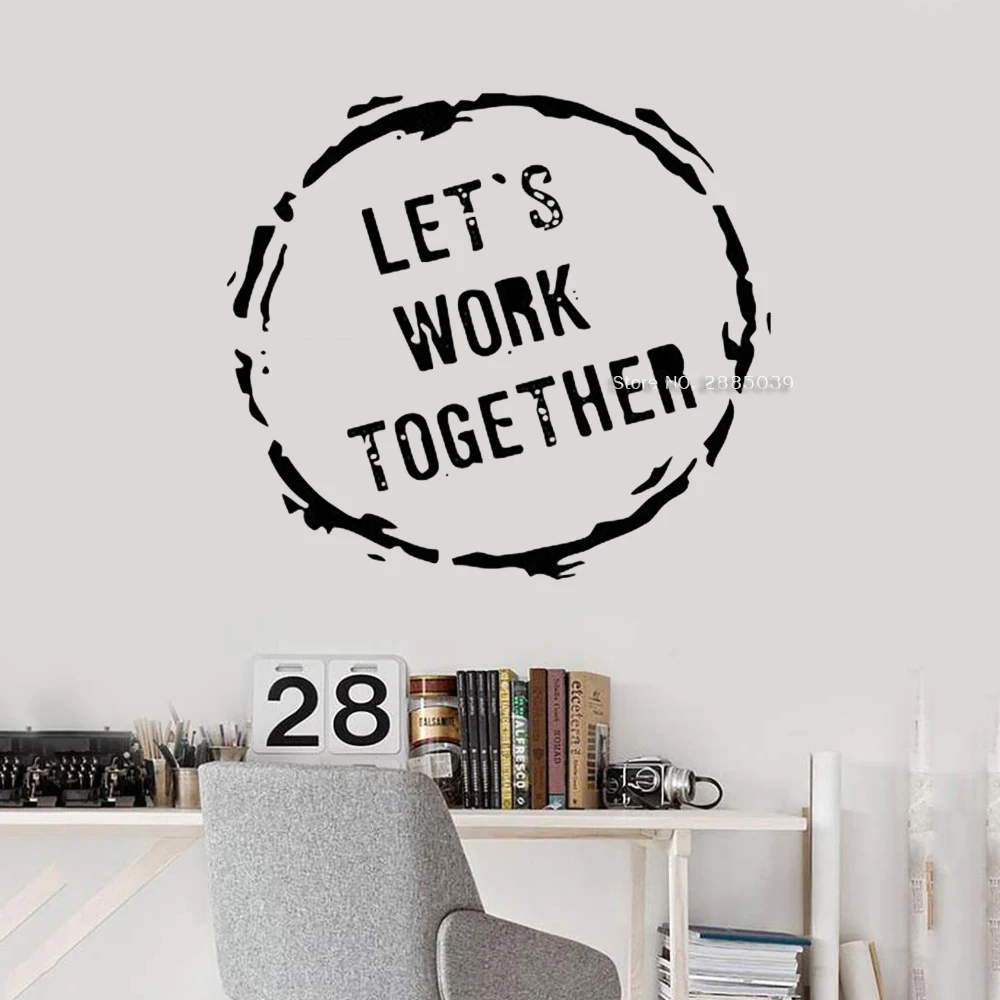 Офисное художественное оформление Переводные картинки цитаты офисное украшение