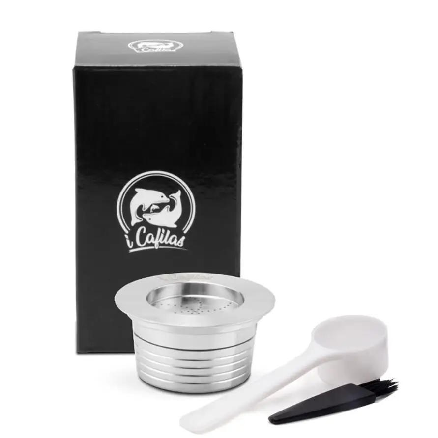 Многоразовые фильтры для кофе Lavazza синего цвета для Lavazza LB951& CB-100 машина из нержавеющей стали многоразовые кофейные капсулы Pod& Tamper - Цвет: 1 capsule
