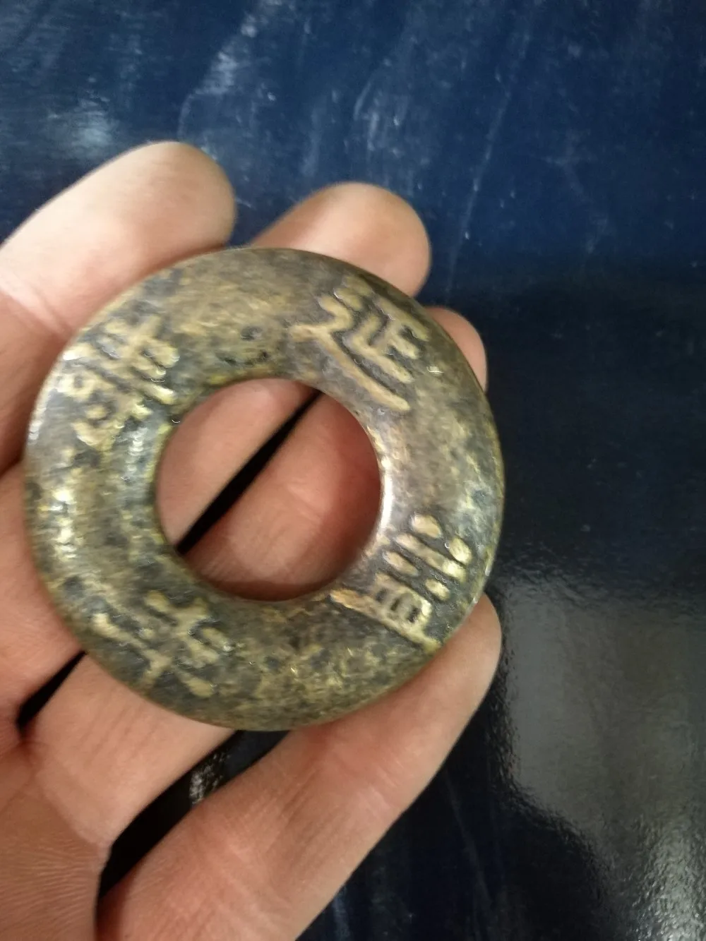 Китайская народная коллекция в античном стиле Старинная Резная Бронзовая