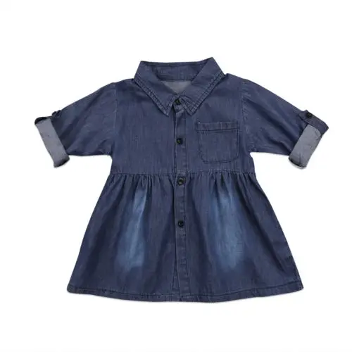 

New 2020 Cute Toddler Denim Jeans Casual Party Kids Baby Girls Tutu Clothes