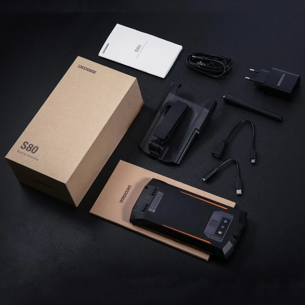 DOOGEE S80 IP68 4G Android 8 1 6 ГБ + 64 Helio P23 Восьмиядерный Walkie Talkie прочный смартфон 5 99 &quotNFC