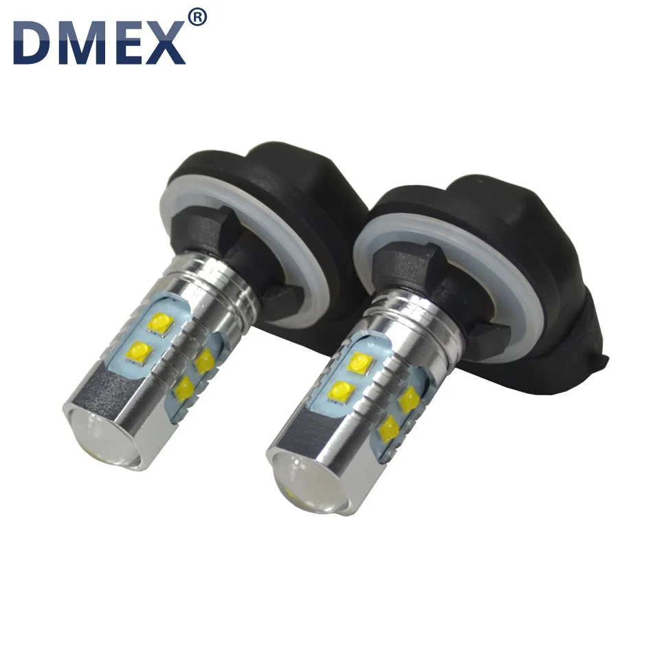 Светодиодный противотуманный светильник DMEX H27 881 2 шт. H27W 12 В 24 50 Вт белый 6000 К