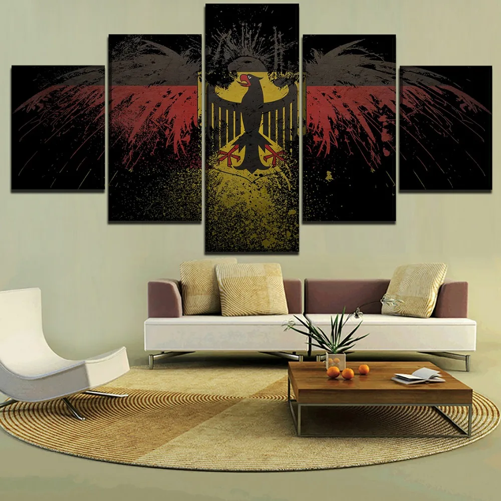 Домашний декор настенная рама для гостиной 5 шт. художественный абстрактный