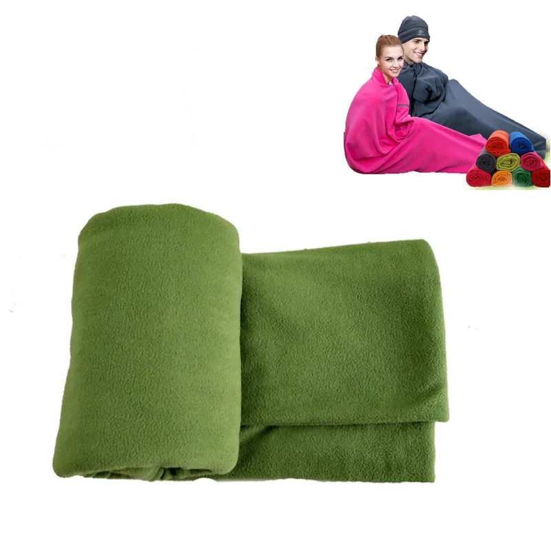 

Ultra-light 2 thickness Polar Fleece Sleeping Bag for Portable Outdoor Camping Travel Warm Sleeping Bag Liner