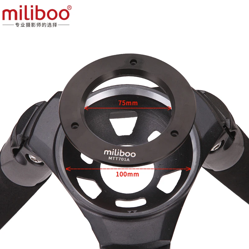 Miliboo MTT701B углеродное волокно Профессиональный Гибкий штатив для камеры/цифровой