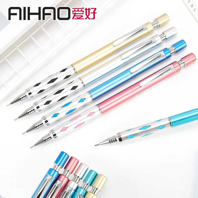 Новое поступление механический карандаш aihao 0 7 металлический гладкий высокое