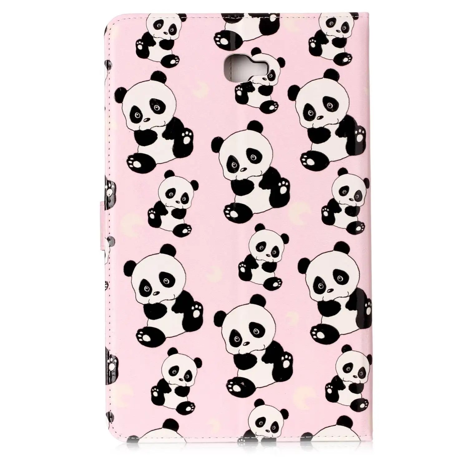 Чехол-книжка из искусственной кожи с рисунком панды и волка для Samsung Galaxy Tab A A6 10 1