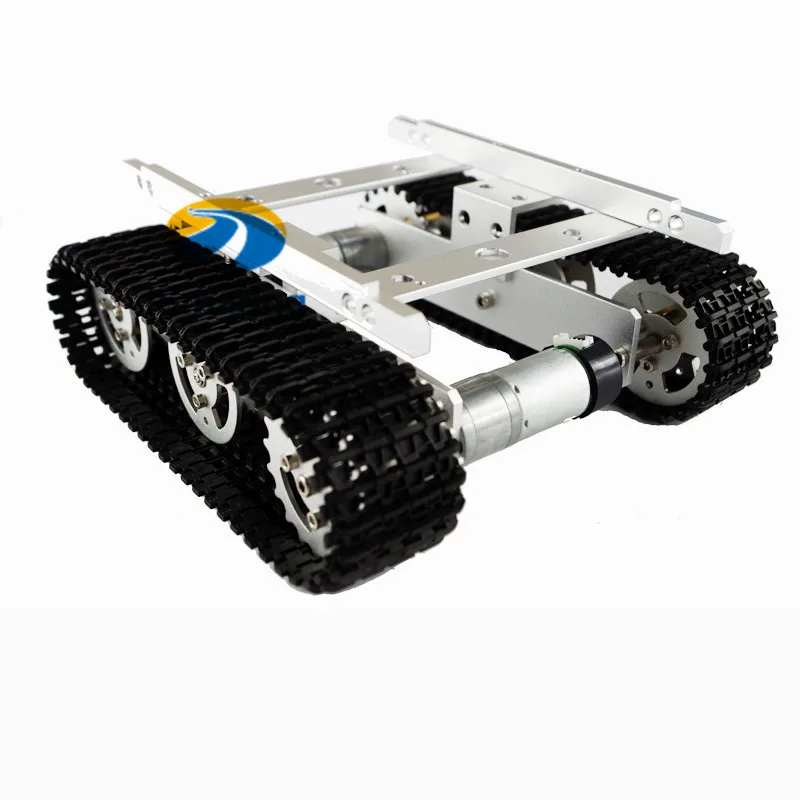 

Official iSmaring T100 Aluminum Alloy Robot Tank Car Chassis Powered by 9V/12V DC Motor with Optional Hall Sensor Diy Tracked Cr