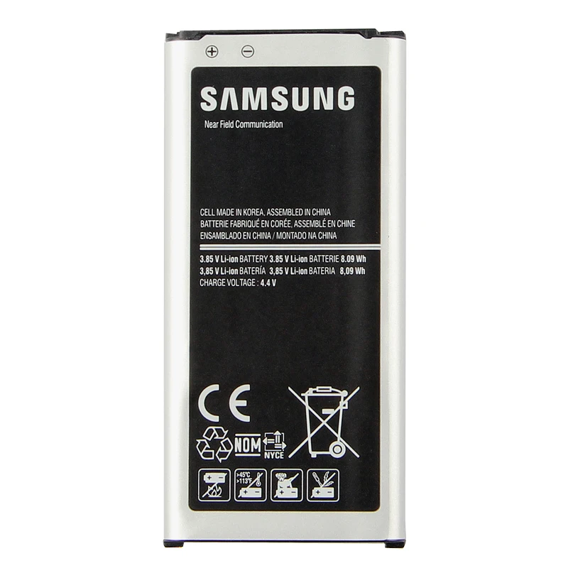 Original Samsung EB-BG800CBE Battery For GALAXY S5 mini S5MINI SM-G800F G870W G870a EB-BG800BBE NFC 2100mAh | Мобильные телефоны и