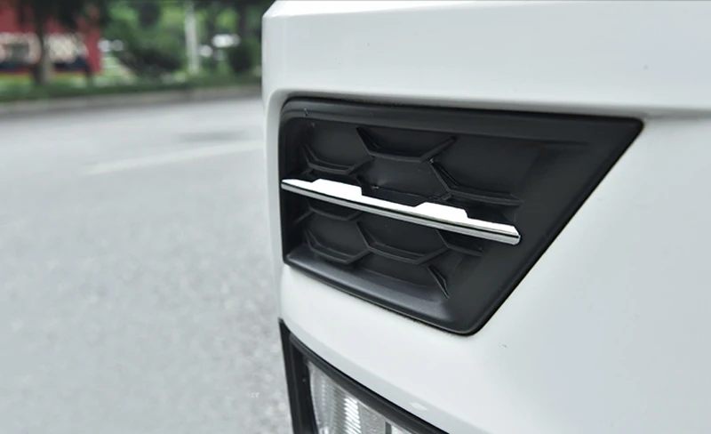 Для VW Volkswagen Tiguan 2017 2018 ABS хромированный передние противотуманные фары светильник