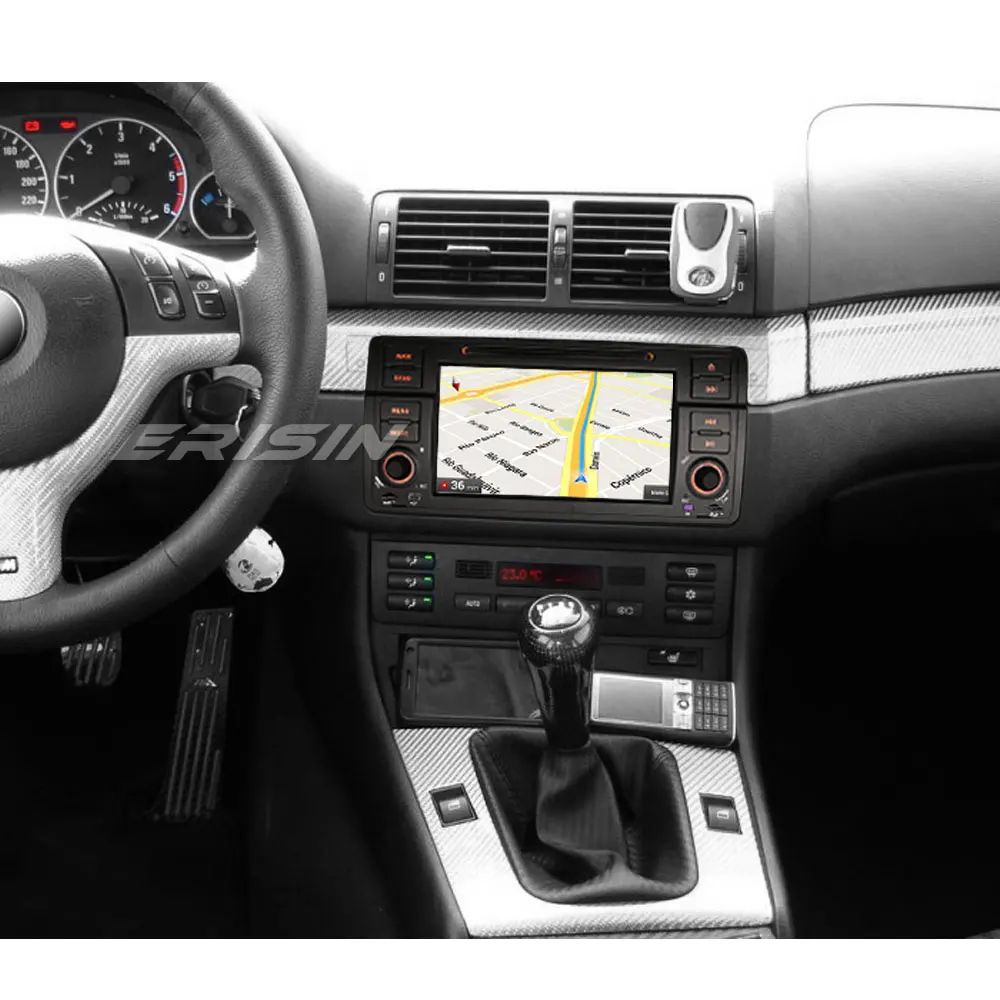 Erisin ES2946B 7 &quotавтомобильный мультимедийный плеер авто радио Android 9 0 DAB + DVR OBD GPS для E46