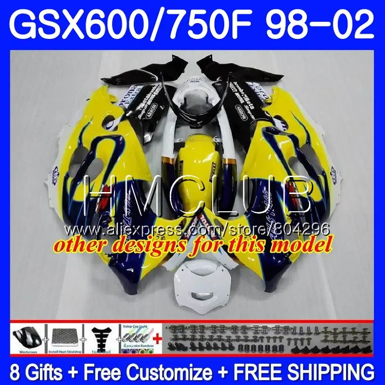 Комбинезоны для SUZUKI GSXR 750 600 SRAD GSXR600 завод синий 96 97 98 99 00 1HM. 7 GSX-R600 GSXR750 1996 1997 1998 1999 2000 обтекатель