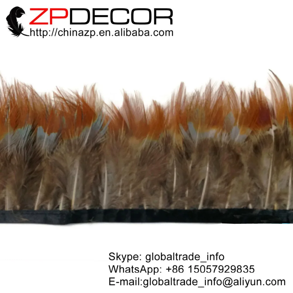 

ZPDECOR 10 ярдов/партия 5 см (2 дюйма) Редкие и драгоценные натуральные Желтые Кольца на шею, оперение фазана, отделка пером