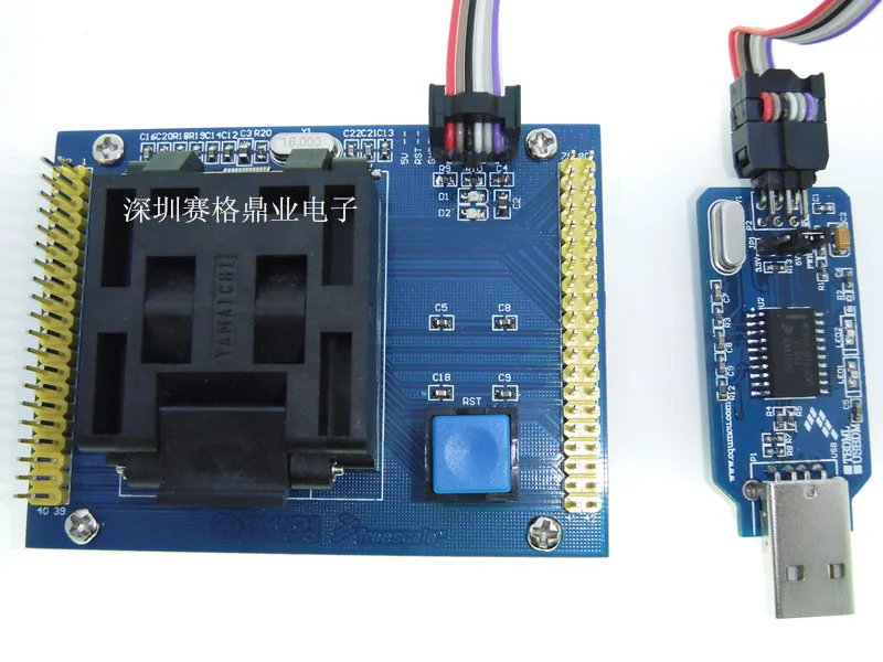 Оригинальный Freescale IC тестовое сиденье MC9SXS128MAA mc9s12xs128 горящая программа QFP80 гнездо