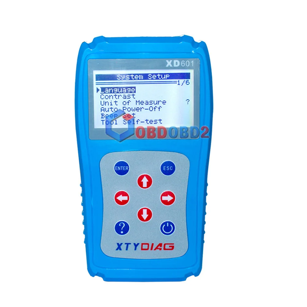 Новейший диагностический сканер XD601 OBD2 OBDII EOBD автоматический считыватель кодов