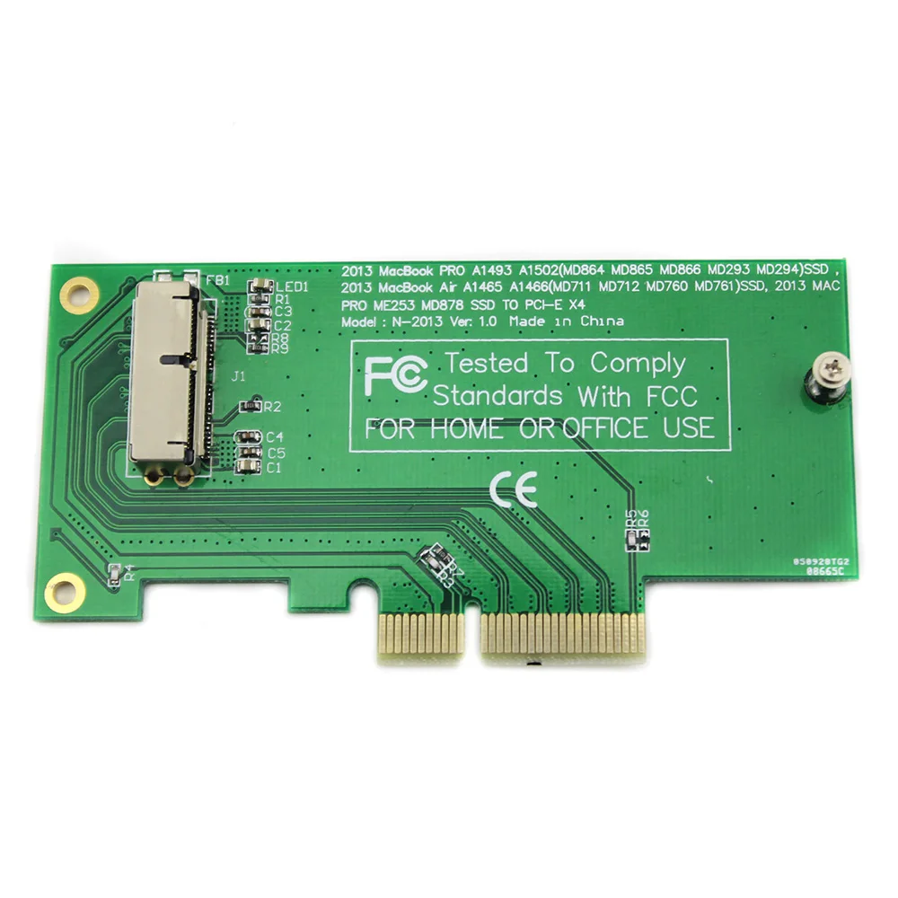 Адаптер SSD-PCI X4 для Apple MacBook Air A1466 A1465 ME253 2013 2014 дюйма | Компьютеры и офис