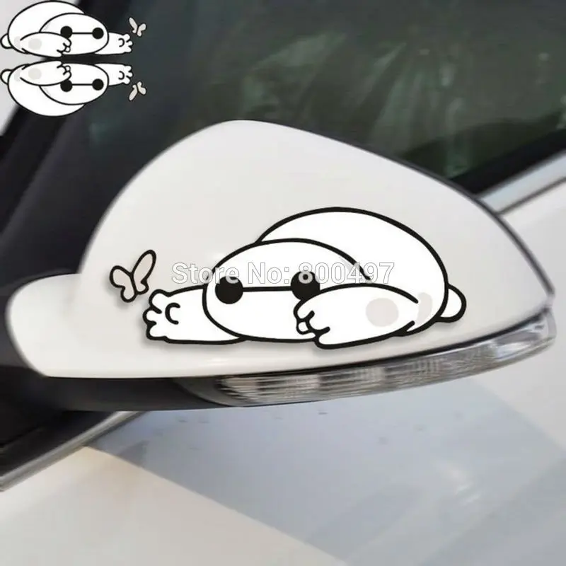 2 х Новые стайлинга автомобилей с буквенным принтом Большой Герой 6 Baymax бабочкой