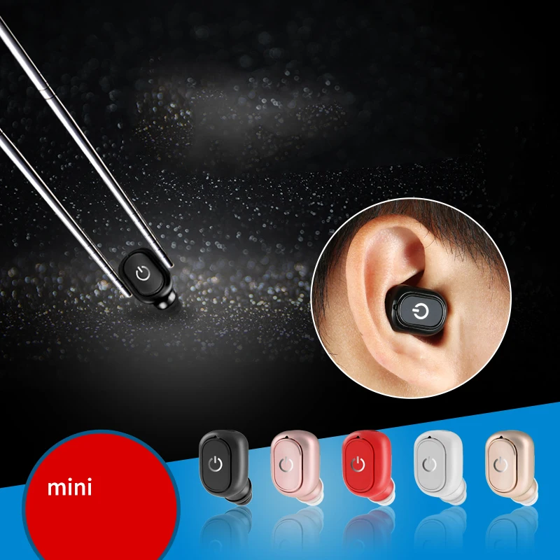 CHICLITS Bluetooth Earphones H58 Mini Invisible Anti-sweat Wireless Business Sport Earplugs With Mic For IPhone Samsung Xiaomi |