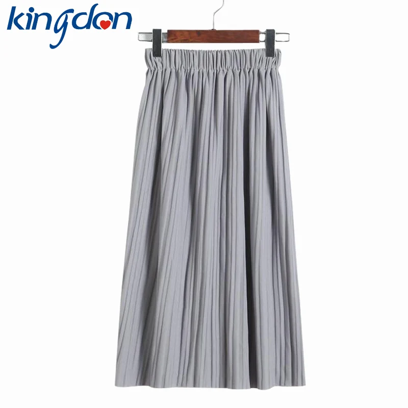 2018 Для женщин Летняя юбка белье хлопок Винтаж длинные Юбки для эластичный пояс